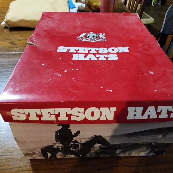 Vtg Stetson Stetsonian Fedora Beaver 7 1/4 Long Oval Gray/Black - Picture 9 of 10